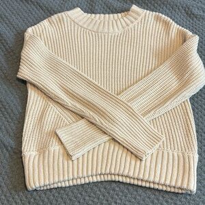 Hippie Rose Crème Knitted Sweater